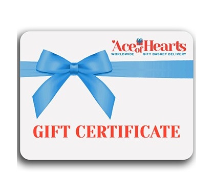 Gift Cards for international gift hampers