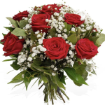 Grandiose Red Rose Bouquet