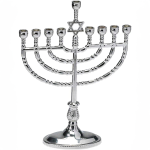 Silver Light Menorah