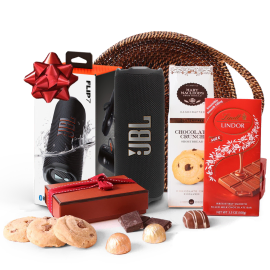 JBL Flip with Bluetooth Bliss Gift Basket