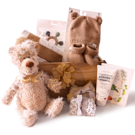 Neutral Baby Essentials Basket