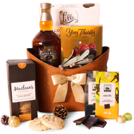 Chocolate and Chivas Regal Gift Basket