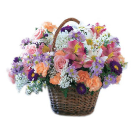 Blooming Extravaganza Flower Basket