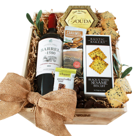 Cabernet and Chocolate Treats Gift Box