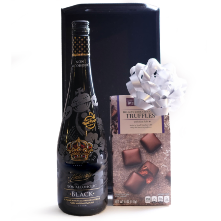 Non-Alchoholic Cider and Chocolate Truffles Set