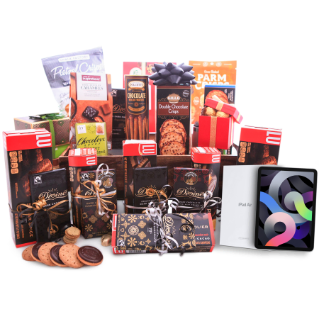 Gourmet and Gadgets Luxury Crate with Apple iPad Air