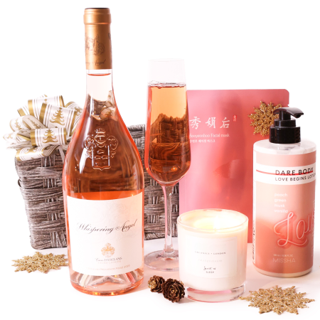 Rose Wine and Spa Relaxation