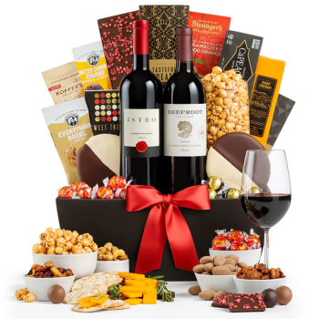 wine gift baskets to send overseas